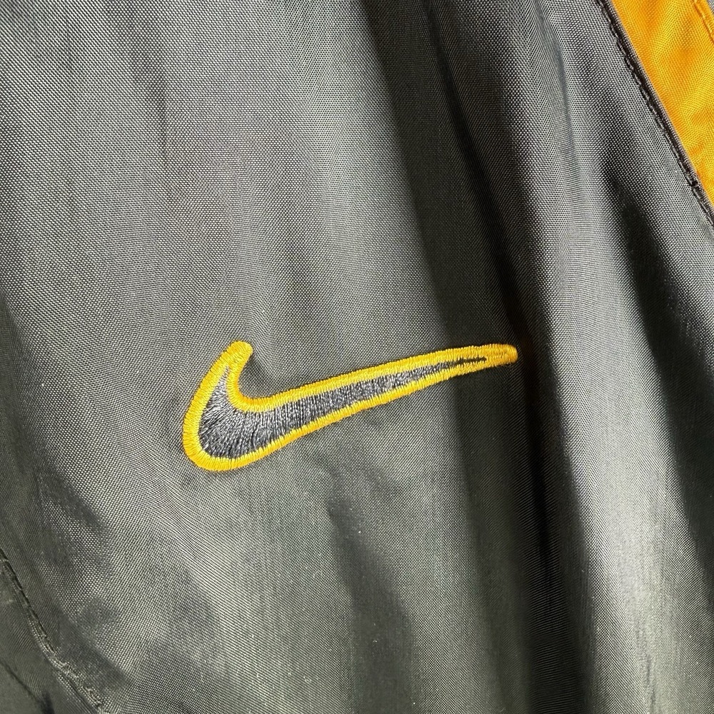 Nike Vintage Big Swoosh Full Zip Up Nylon Track Windbreaker Jacket Men's Large - Picture 6 of 12